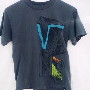 Vans Vintage 3D Lettering Graphic T-Shirt Size S